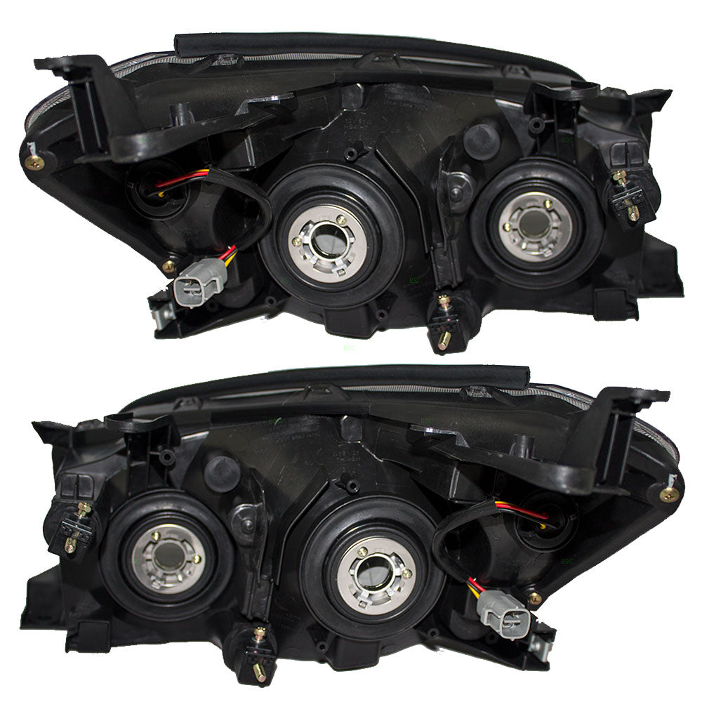 Headlight for 2006-2008 RAV4 w/ Chrome Bezel 8117042331 Set