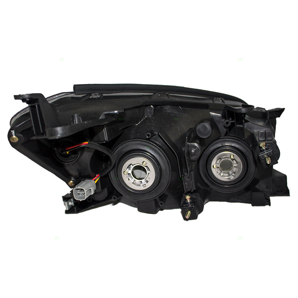 Brock Replacement Drivers Headlight Headlamp with Chrome Bezel Compatible with 2006-2008 Rav4 SUV 8117042331
