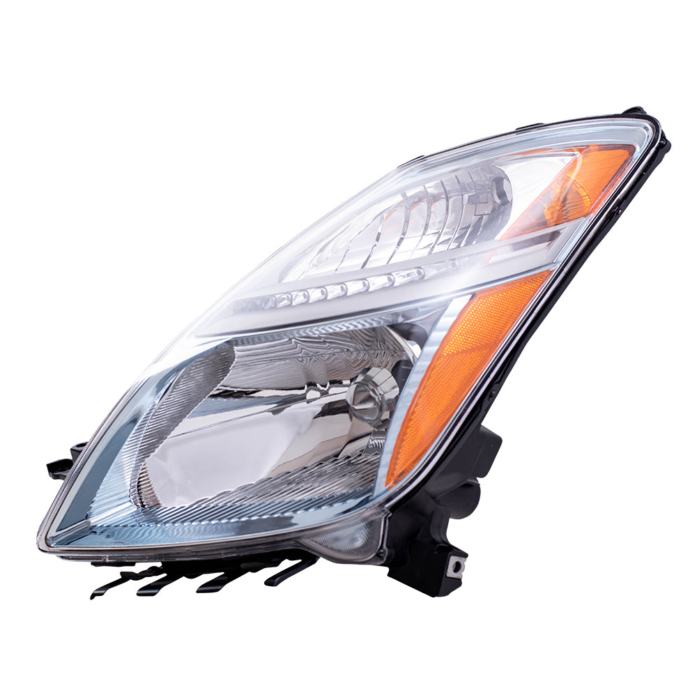 Brock Replacement Drivers Halogen Headlight Headlamp Compatible with 2006 2007 2008 2009 Prius 81170-47160