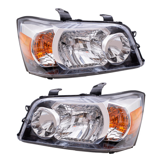 Headlight for 2004-2006 Highlander 8113048280 Set
