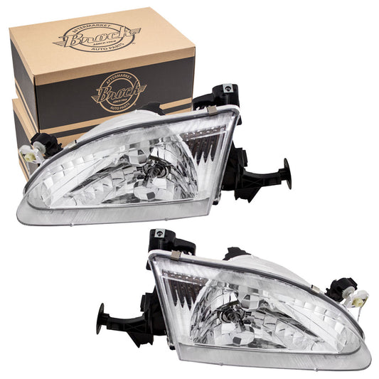 Headlight for 1998-2000 Corolla 8111002060 Set