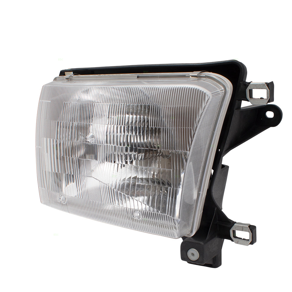 Brock Replacement Passengers Halogen Headlight Headlamp Compatible with 96-98 4Runner 8111035231