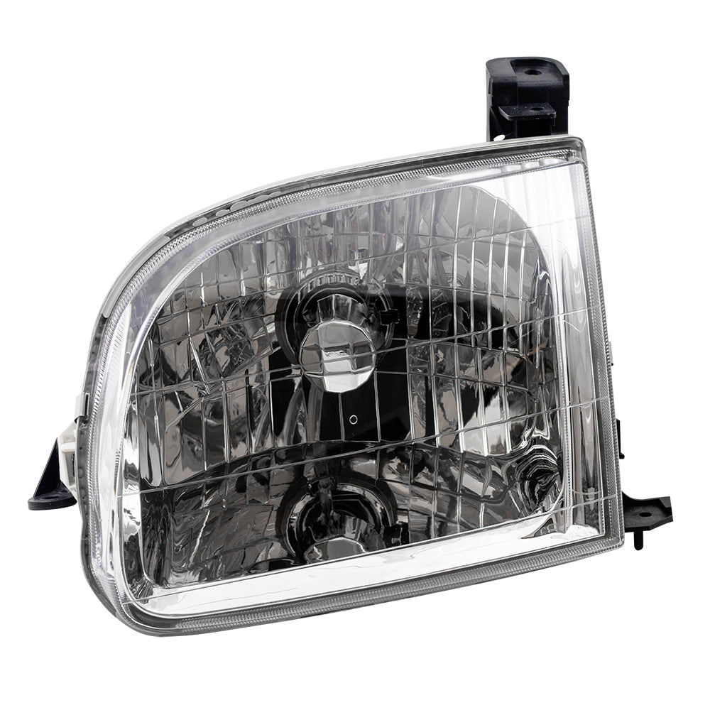 Brock Replacement Drivers Headlight Headlamp Lens Compatible with 2000-2004 Tundra Regular Access Cab Pickup Truck 811500C010