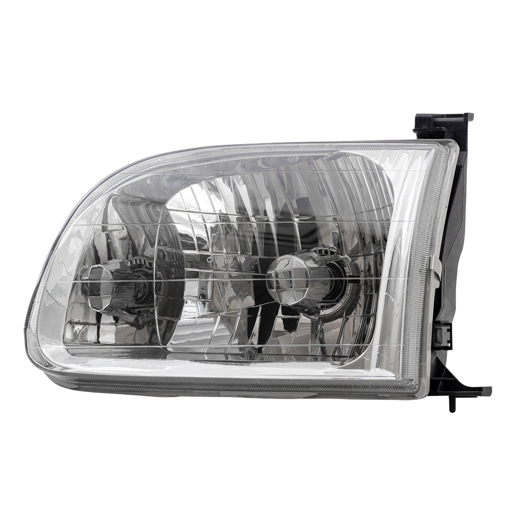 Brock Replacement Drivers Headlight Headlamp Lens Compatible with 2000-2004 Tundra Regular Access Cab Pickup Truck 811500C010