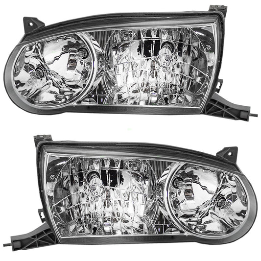 Headlight for 2001-2002 Corolla 8115002100 Set TO2502133