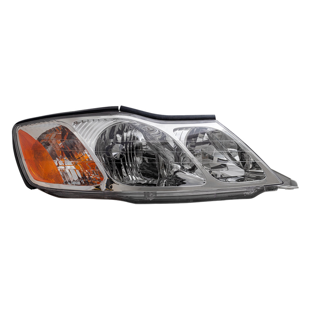 Brock Replacement Passengers Headlight Headlamp Compatible with 2000-2004 Avalon 81110-AC040