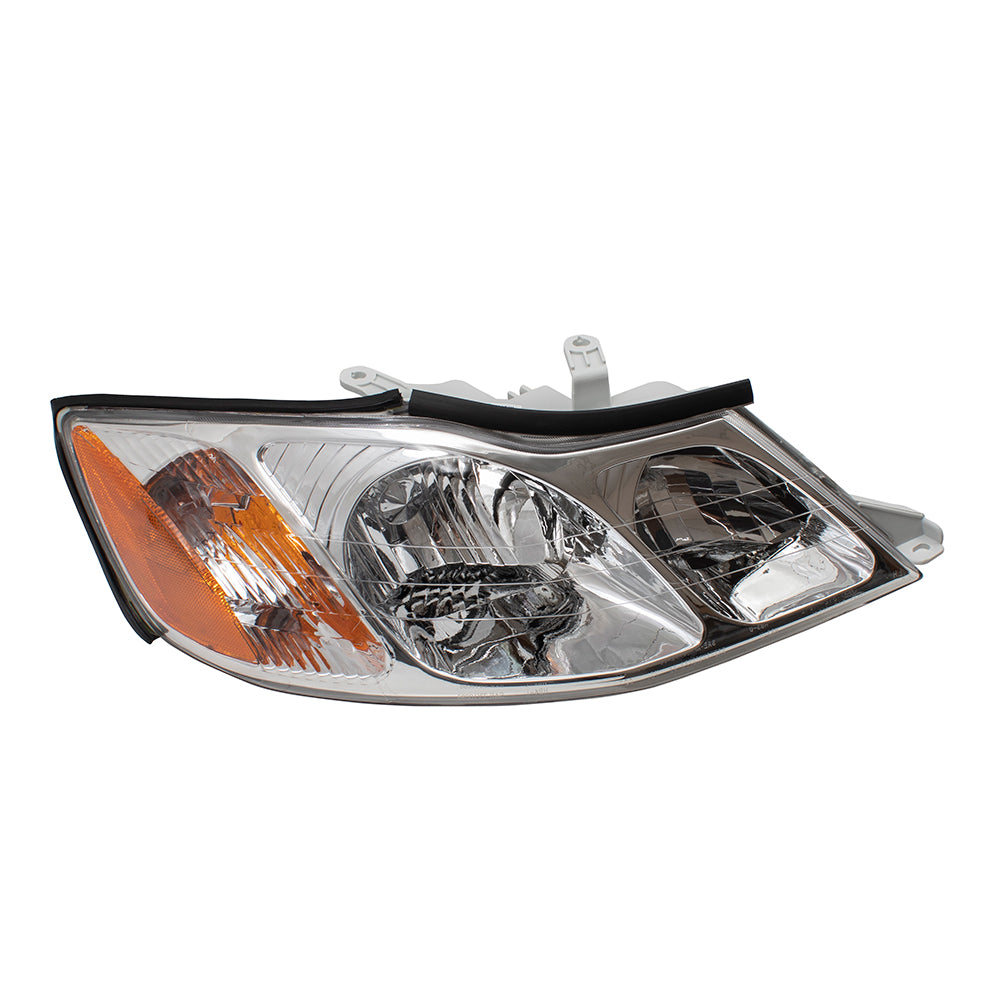 Brock Replacement Passengers Headlight Headlamp Compatible with 2000-2004 Avalon 81110-AC040