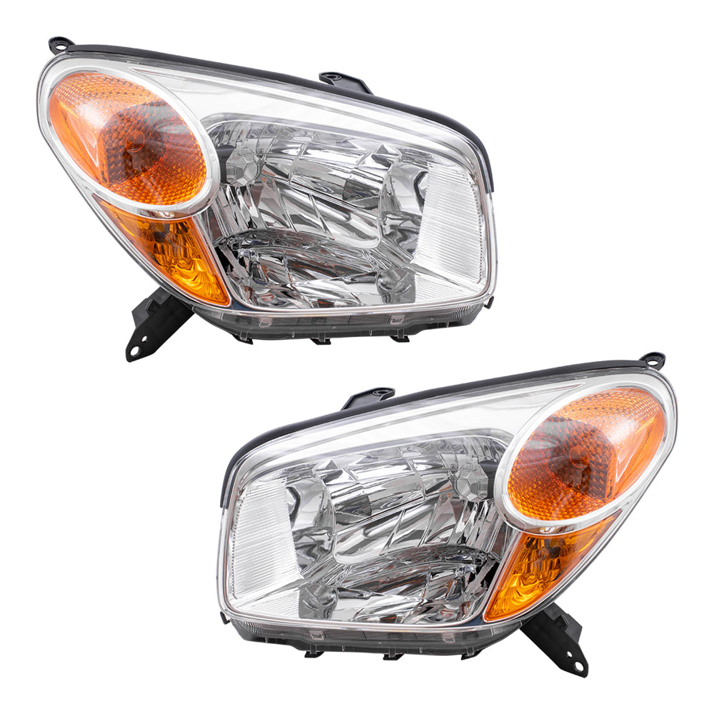 Headlight for 2004-2005 RAV4 8110642280 Set
