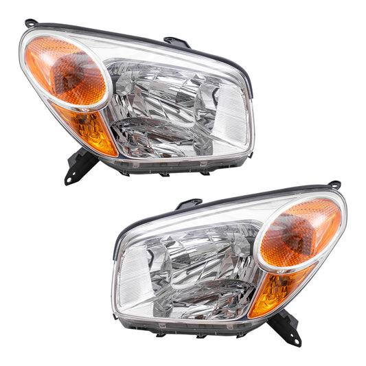 Headlight for 2004-2005 RAV4 8110642280 Set