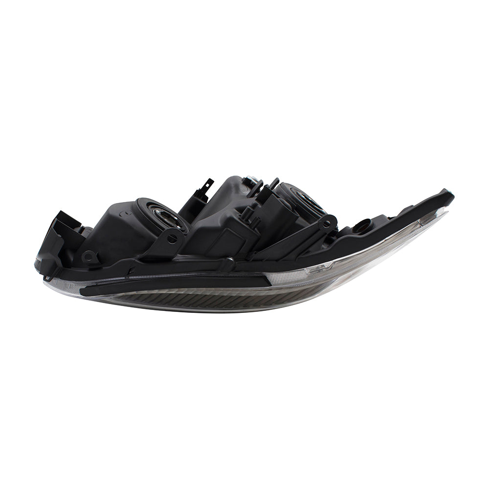 Brock Replacement Drivers Halogen Combination Headlight Headlamp w/ Grey Bezel Compatible with 2005-2007 tC without Projection High Beam 8117021130