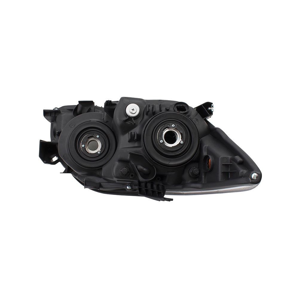 Brock Replacement Drivers Halogen Combination Headlight Headlamp w/ Grey Bezel Compatible with 2005-2007 tC without Projection High Beam 8117021130