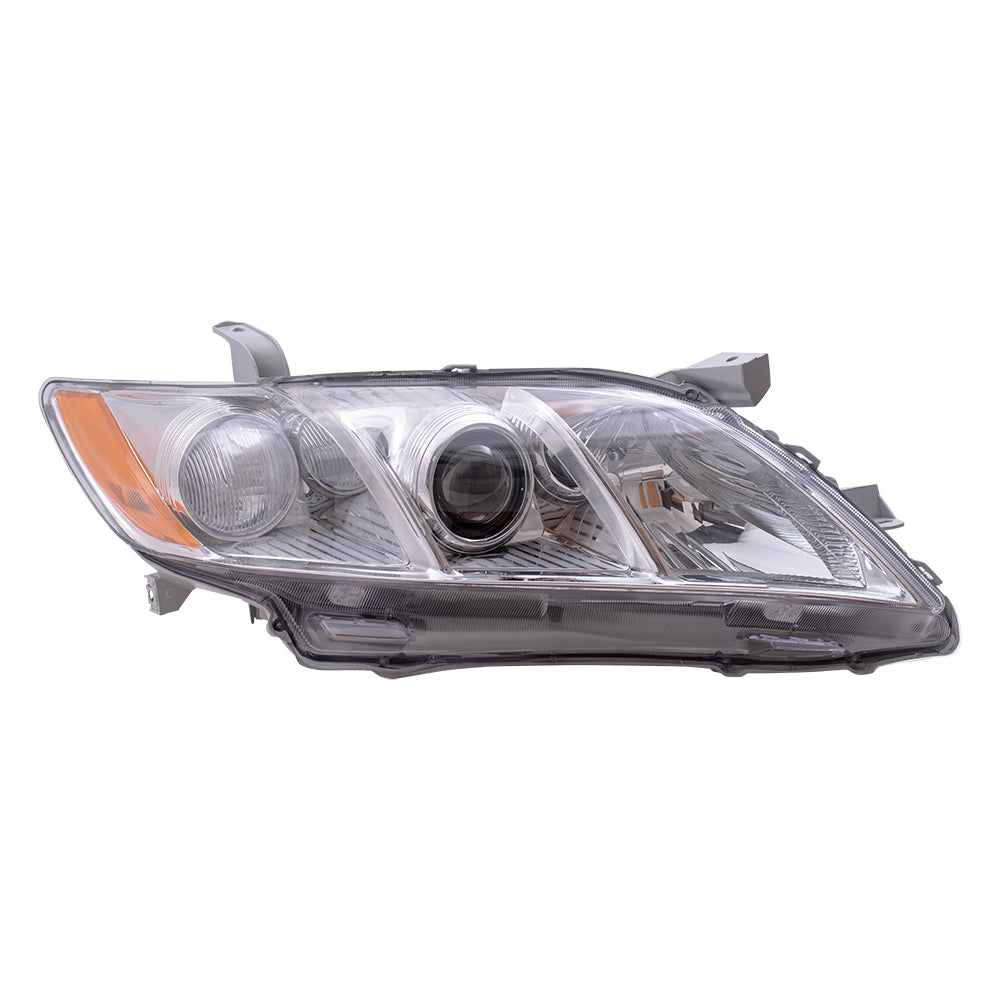 Brock Replacement Passenger Halogen Headlight Compatible with 2007 2008 2009 Camry Hybrid Japan 81130-33662