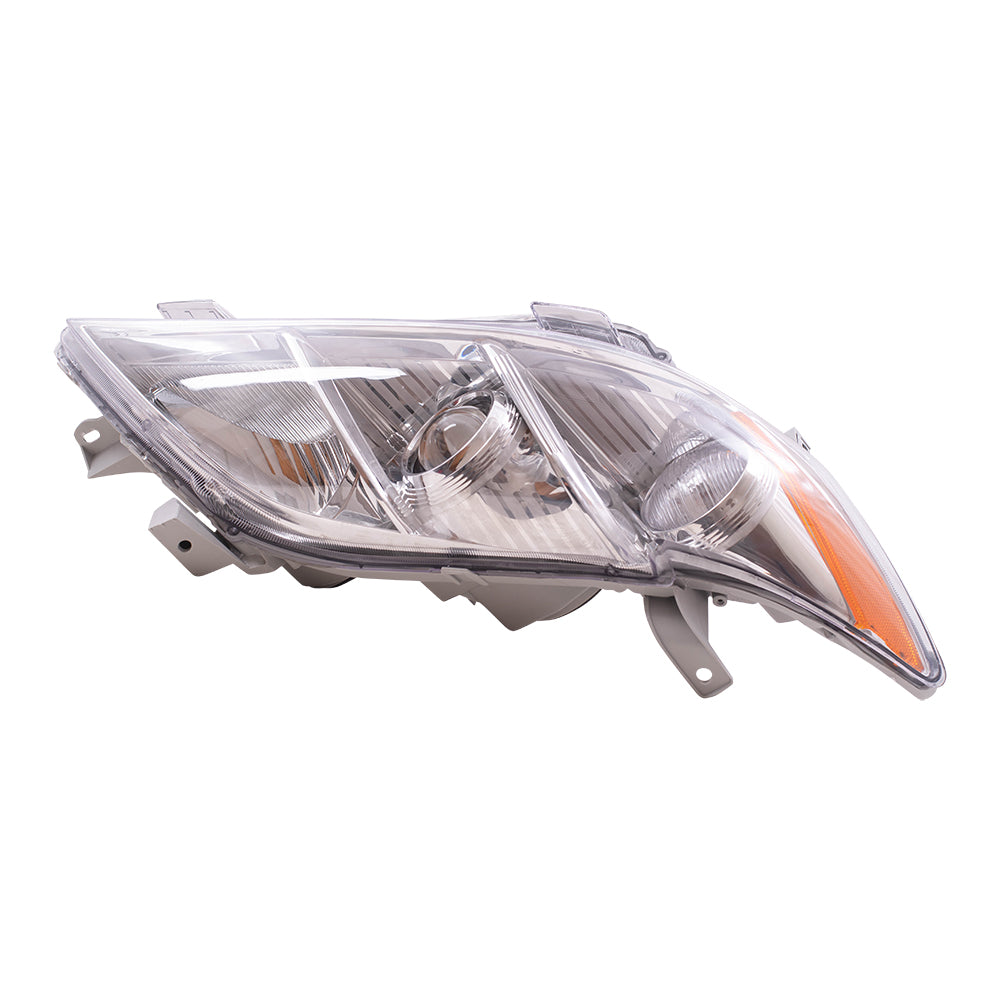 Brock Replacement Passenger Halogen Headlight Compatible with 2007 2008 2009 Camry Hybrid Japan 81130-33662