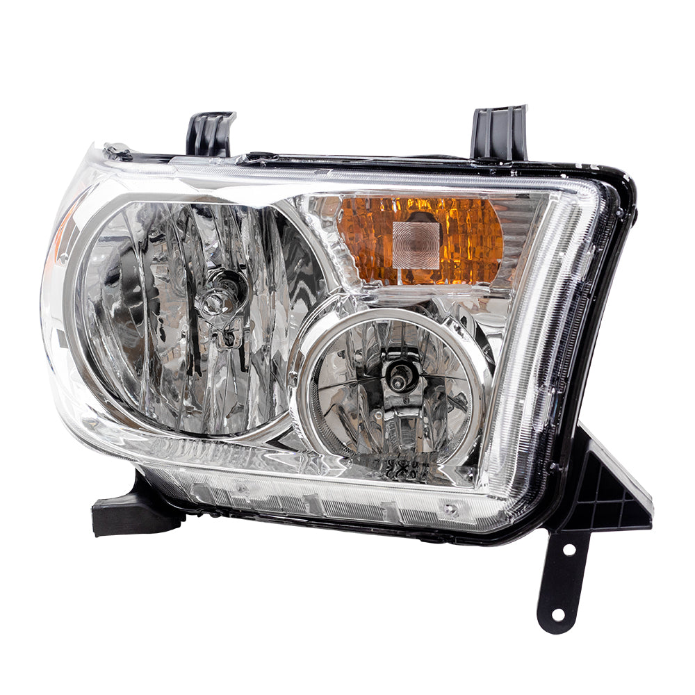 Headlight for 2007-2013 Tundra w/o Level Adjuster 2008-2017 Sequoia 811100C051 Set