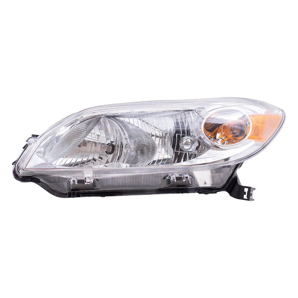 Brock Replacement Drivers Headlight Headlamp Compatible with Matrix 81150-02650