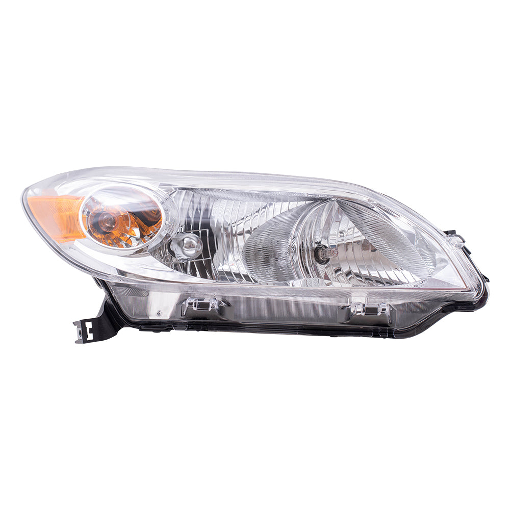 Brock Replacement Passengers Headlight Headlamp Compatible with Matrix 81110-02650