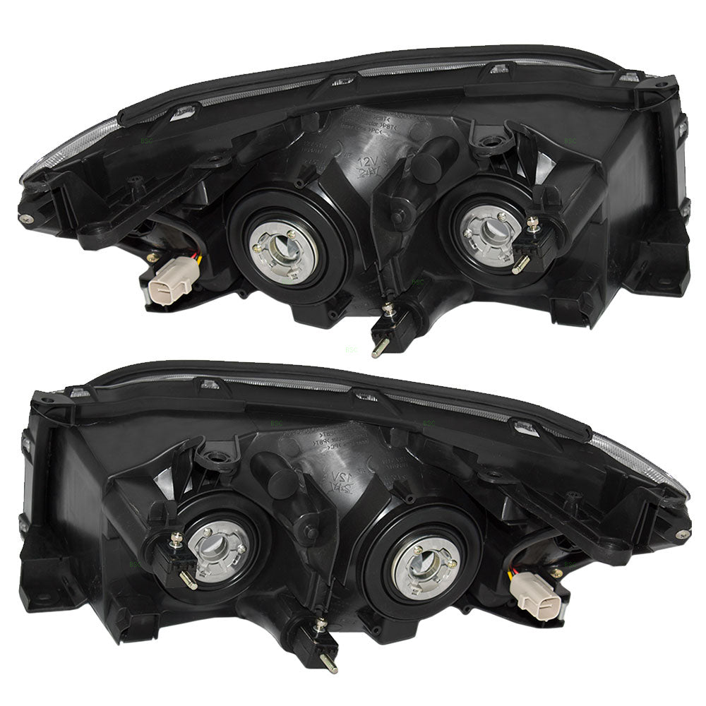 Headlight for 2006-2008 RAV4 w/ Black Bezel 8117042371 Set