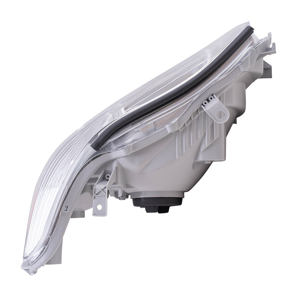 Brock Replacement Drivers Headlight Headlamp with Clear Lens Compatible with 2008-2010 Highlander SUV 8117048460