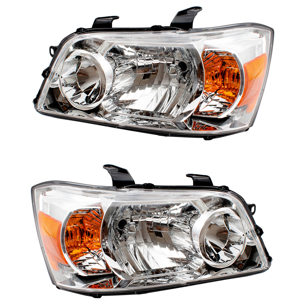 Headlight for 2006-2006 Highlander Hybrid 8117048310 Set