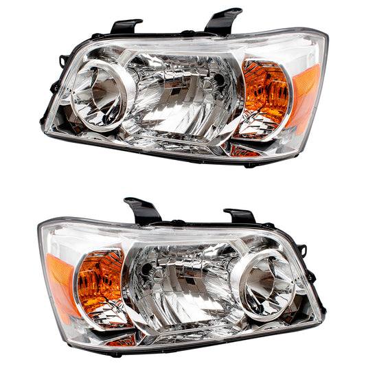 Headlight for 2006-2006 Highlander Hybrid 8117048310 Set