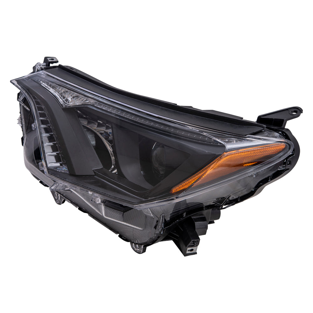 CAPA Headlight for 2016-2018 RAV4 w/ Black Bezel NORTH AMERICA Built 811500R180 Left