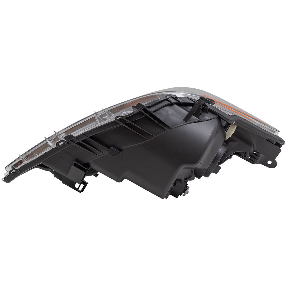 Brock Replacement Headlight Headlamp w/ Smoked Trim Driver Compatible with 2012-2014 Yaris Hatchback 8117052E20 81170-52E20