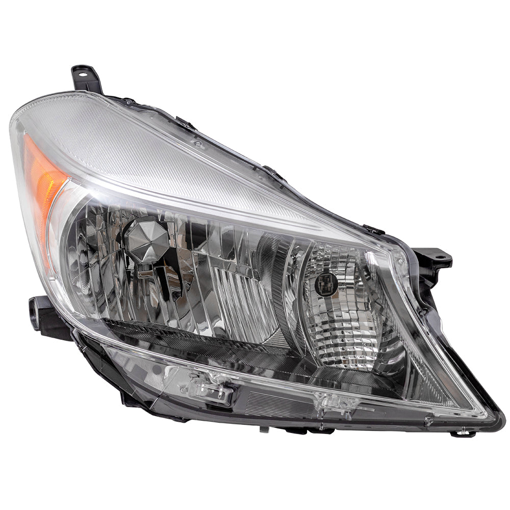 Headlight for 2012-2014 Yaris Hatchback w/ Smoked Trim 8113052E20 Right