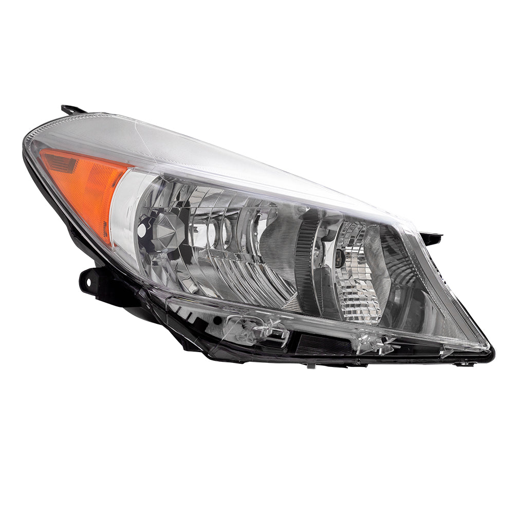 Headlight for 2012-2014 Yaris Hatchback w/ Smoked Trim 8113052E20 Right