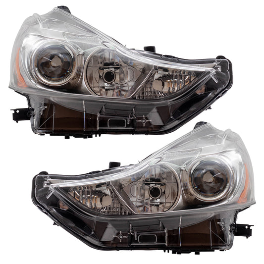 Headlight for 2015-2018 Prius V 8117047650 Set