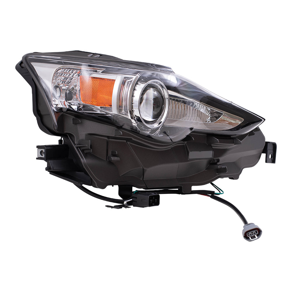 Headlight for 2014-2015 IS250 HID w/o HID Kit 2014-2016 IS350 2016-2016 IS200t 2016-2016 IS300 8114553721 Right