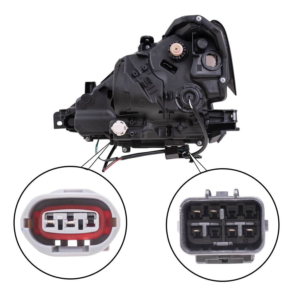 Headlight for 2014-2015 IS250 HID w/o HID Kit 2014-2016 IS350 2016-2016 IS200t 2016-2016 IS300 8114553721 Right