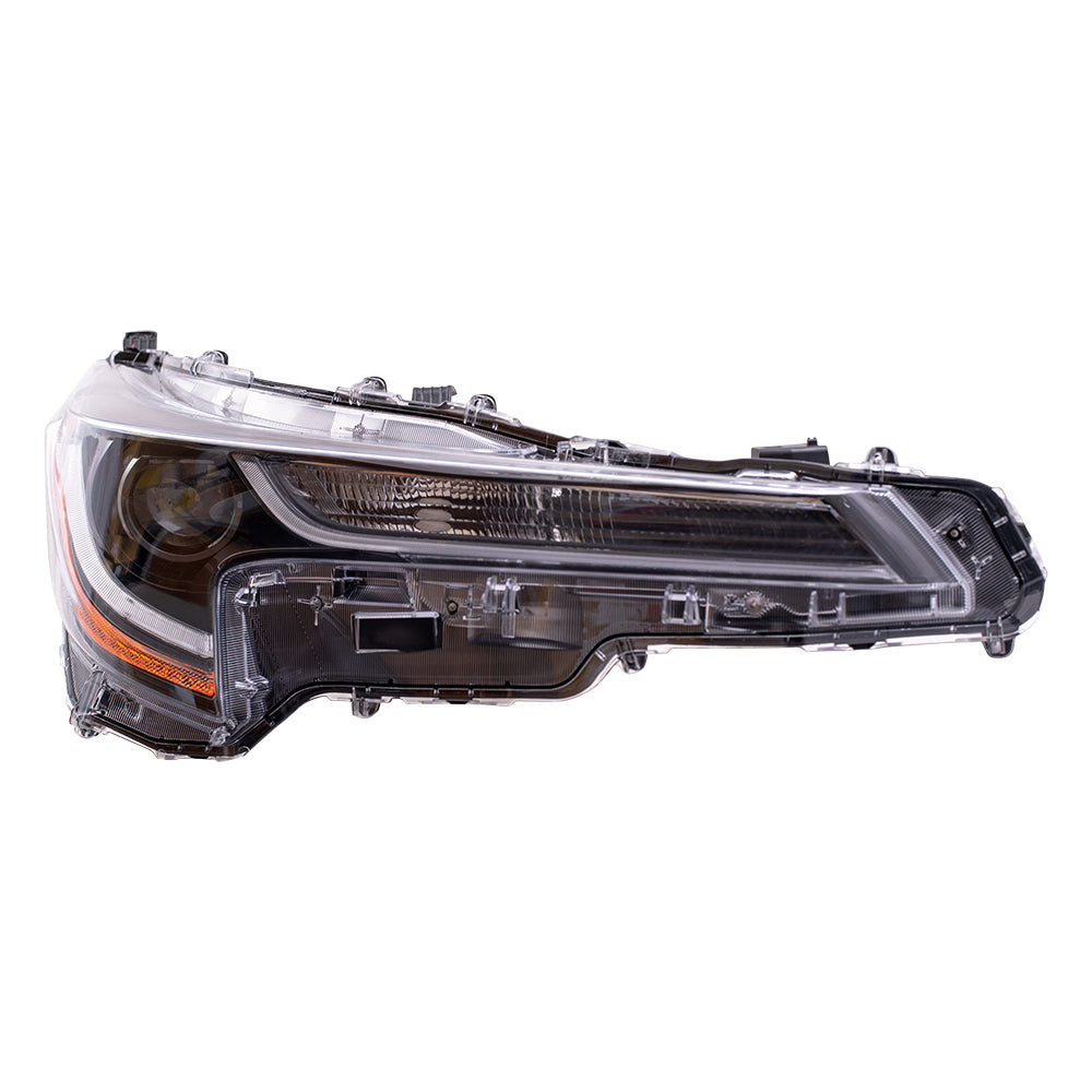 Brock Replacement Passenger Side LED Combination Headlight Assembly Compatible with 2020-2021 Corolla L/LE Japan Built ONLY