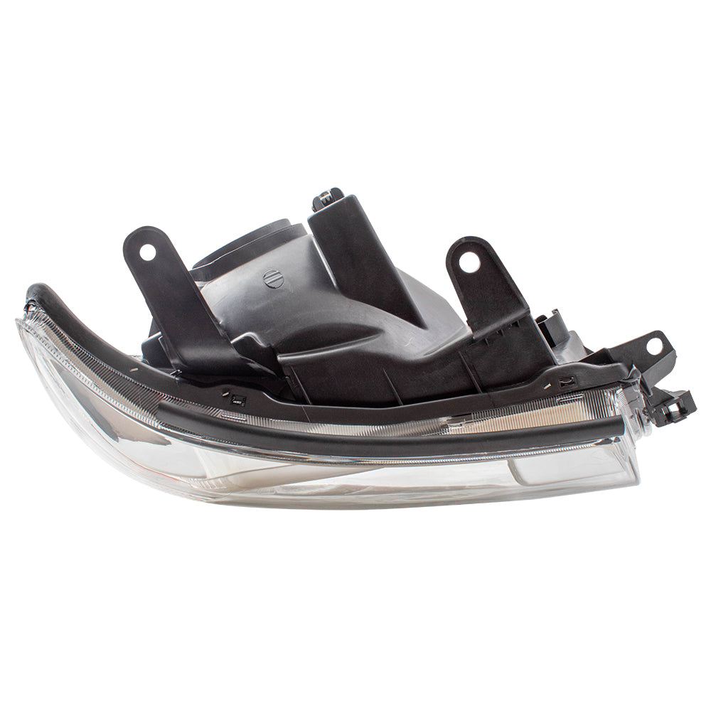 Brock Replacement Pair Set Performance Headlights Headlamp Units w/ Chrome Bezels Compatible with 05-11 Tacoma Pickup Truck 8115004173 8111004173