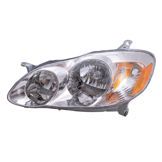 Brock Replacement Drivers Headlight Headlamp Compatible with Corolla 81150-02200