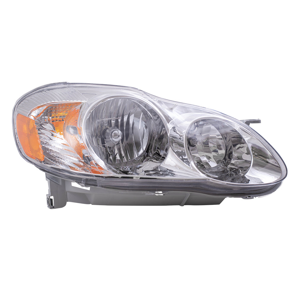 Headlight for 2003-2004 Corolla w/ Clear Lens THRU 04/04 8115002200 Set