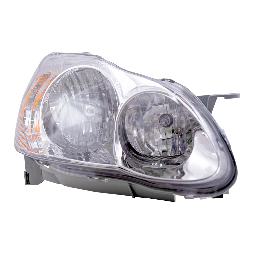 Brock Replacement Passengers Headlight Headlamp Compatible with Corolla 81110-02190