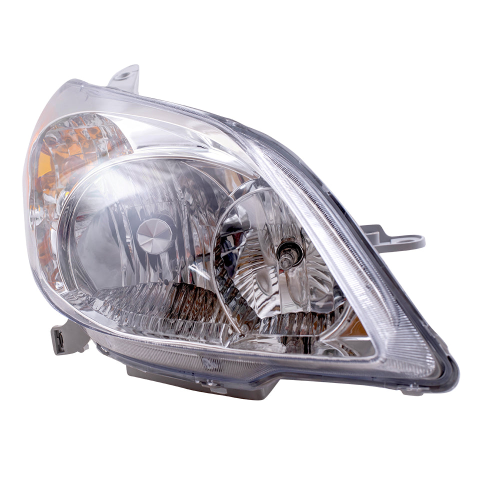 Brock Replacement Passengers Halogen Combination Headlight Headlamp Compatible with Matrix 81110-02210