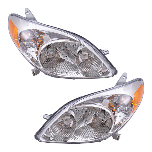 Headlight for 2003-2008 Matrix 8115002220 Set