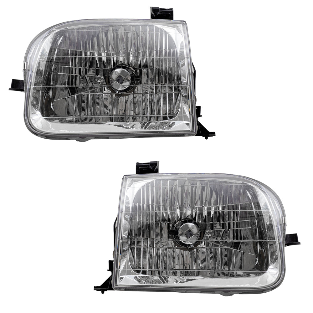 Headlight for 2004-2004 Tundra Double Cab 2001-2004 Sequoia 811500C020 Set