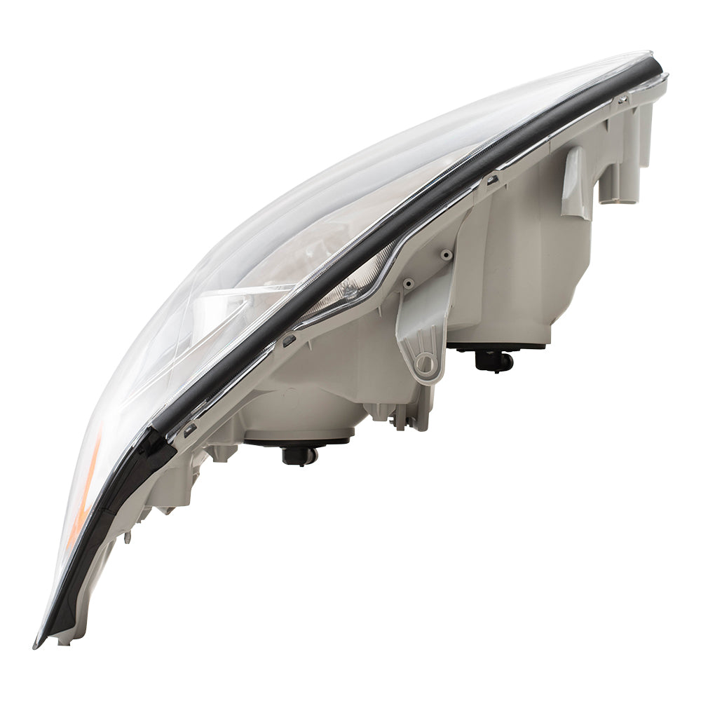 Brock Replacement Drivers Halogen Headlight Lens with Chrome Bezel Compatible with 2002-2004 Camry 81150AA060