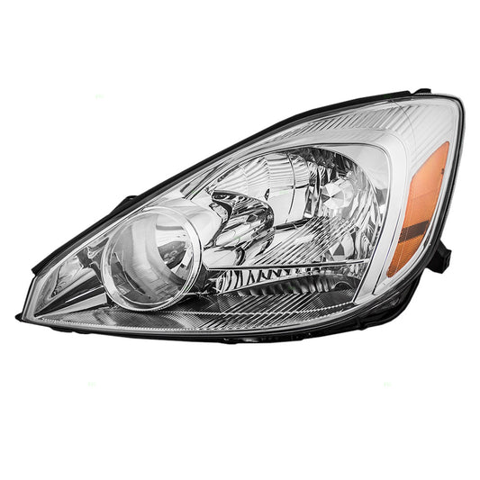 Brock Replacement Drivers Halogen Headlight Headlamp Compatible with 2004-2005 Sienna Van 81150AE010