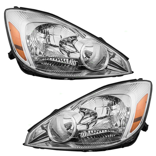 Headlight for 2004-2005 Sienna 81150AE010 Set