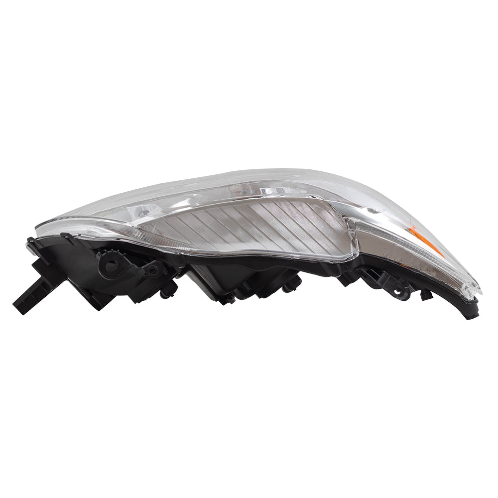 Headlight for 2009-2010 Corolla w/ Chrome Bezel North American Built 8111002670 Set