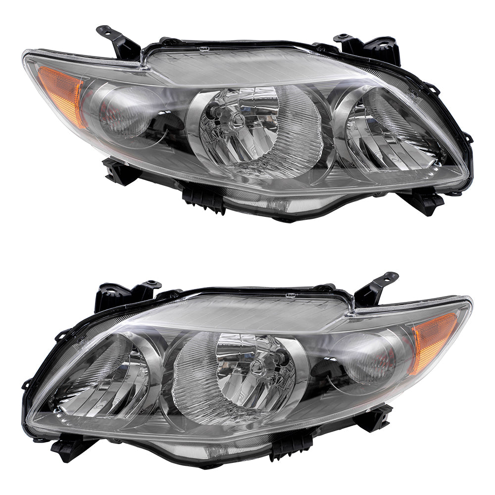Headlight for 2009-2010 Corolla S/XRS North America Built 8115002680 Set