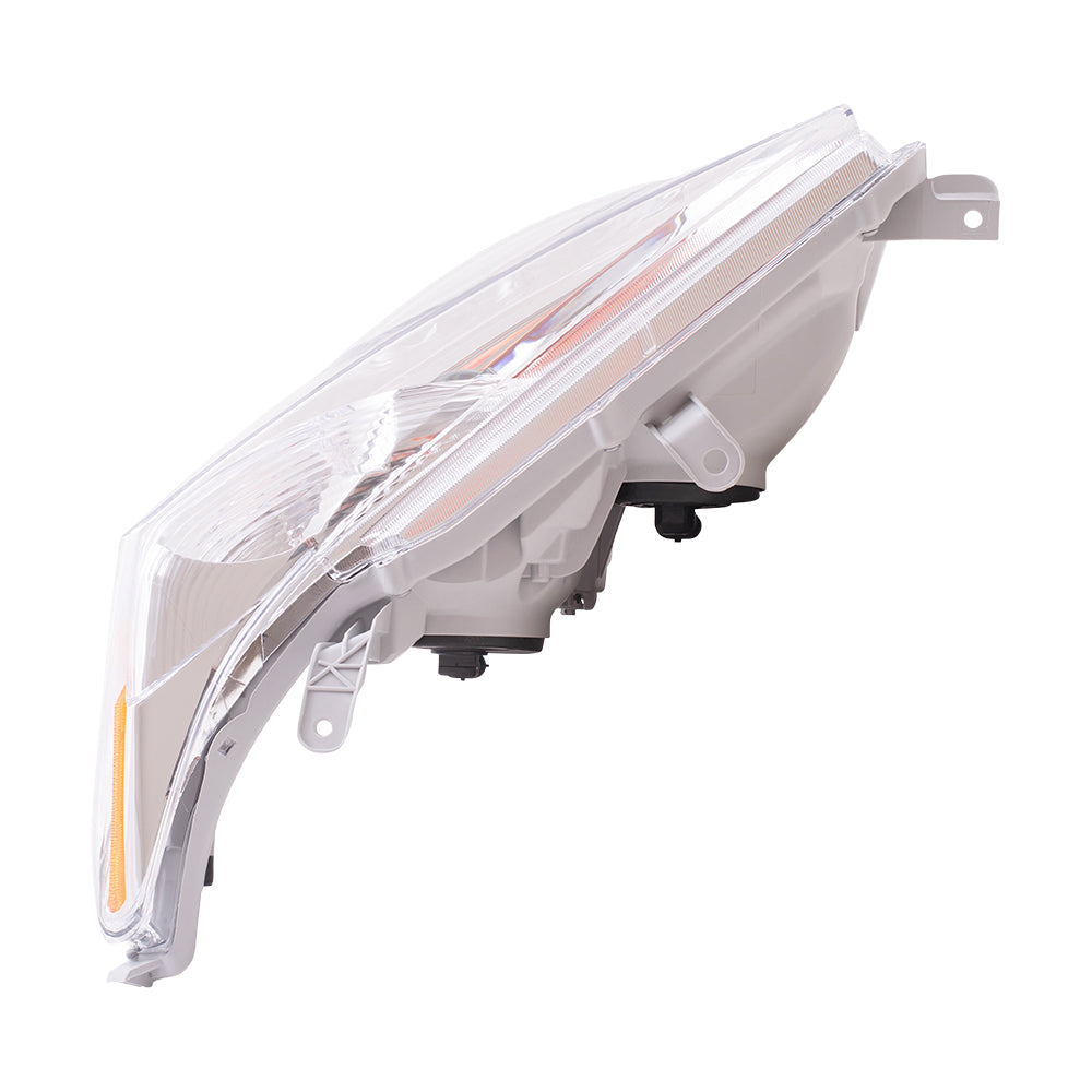 Brock Replacement Drivers Headlight Headlamp Compatible with 2011-2013 Highlander SUV 81150-0E130