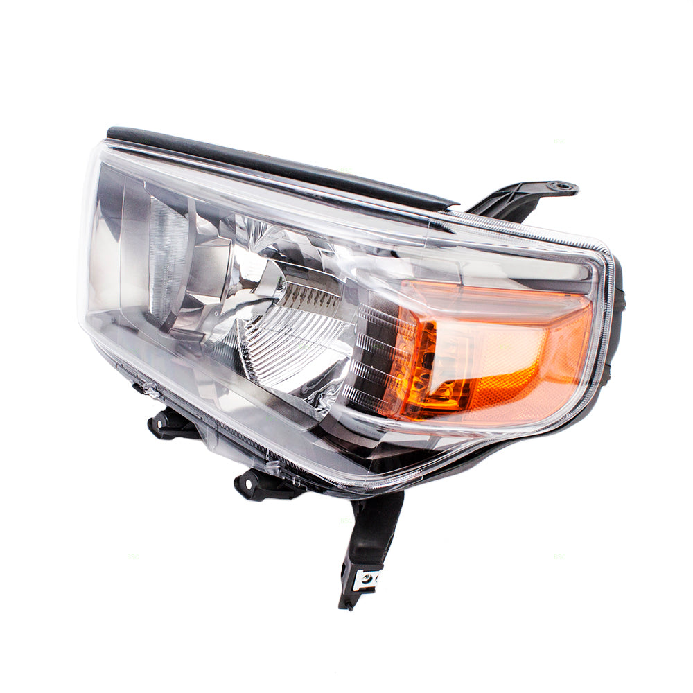 Headlight for 2010-2013 4Runner w/ Black Bezel 8117035530 Set