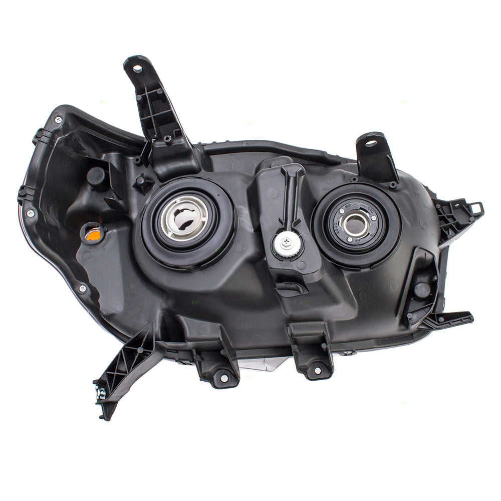 Brock Replacement Drivers Combination Headlight Headlamp Unit w/ Black Bezel Compatible with 4Runner 8117035530
