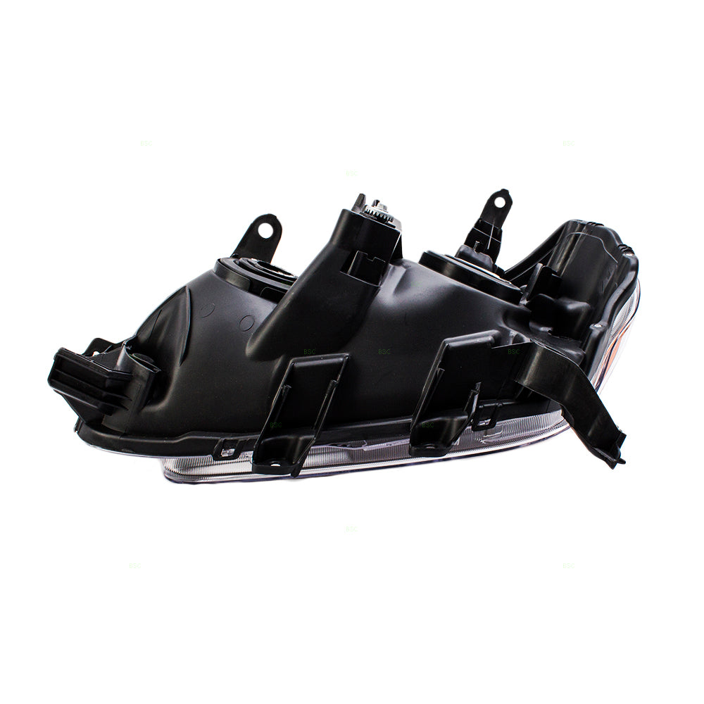 Brock Replacement Passengers Combination Headlight Headlamp Unit w/ Black Bezel Compatible with 4Runner 8113035530