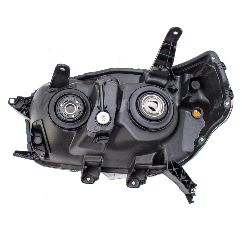 Brock Replacement Passengers Combination Headlight Headlamp Unit w/ Black Bezel Compatible with 4Runner 8113035530