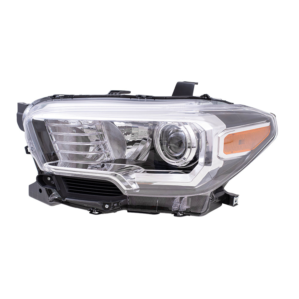 Headlight for 2018-2018 Tacoma w/ Fog Lights w/o LED Daytime Running Light 8115004261 Left